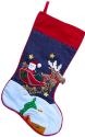 Kubla Crafts Soft Sculpture 8793A Christmas Eve Christmas Stocking