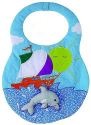 Kubla Crafts Soft Sculpture 8807 Dolphin and Sailboat Bib