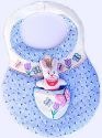 Kubla Crafts Soft Sculpture 8811 Pocket Bunny 3 D Bib