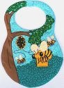 Kubla Crafts Soft Sculpture 8881 Bee Bib