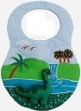 Kubla Crafts Soft Sculpture 8898 Dinosaur Bib