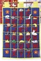 Kubla Crafts Soft Sculpture 8921N ABC Wall Hanging Navy Blue
