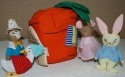 Kubla Crafts Soft Sculpture 8973 Peter Rabbit and Friends