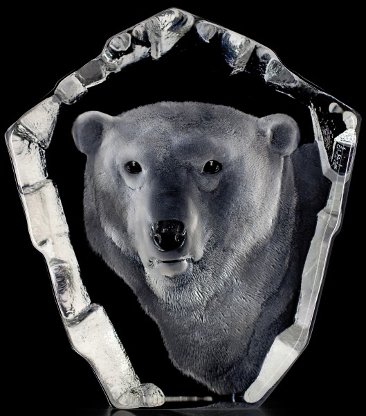 Maleras Crystal 33361 Polar Bear's Head - NoFreeShip