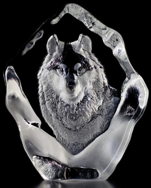 Mats Jonasson Crystal 33547 Wolf
