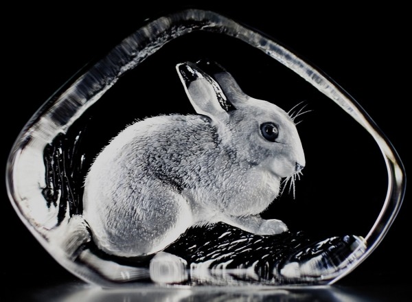 Mats Jonasson Crystal 33738 Bunny Rabbit