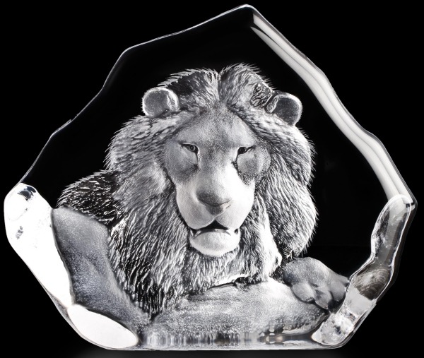 Mats Jonasson Crystal 33781 Lion Head