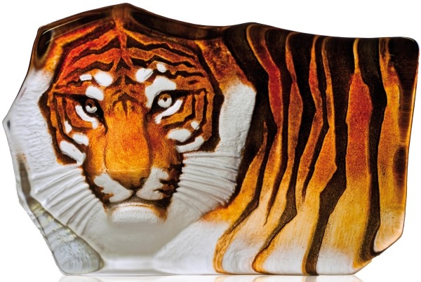 Mats Jonasson Crystal 33851 Tiger Orange Large