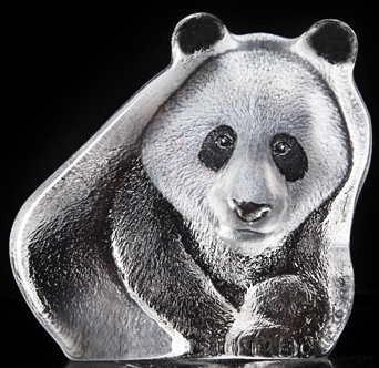 Mats Jonasson Crystal 34195 Panda North America Exclusive