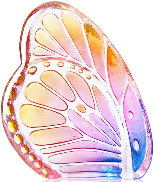 Maleras Crystal 34223 Butterfly Left Wing Orange Large