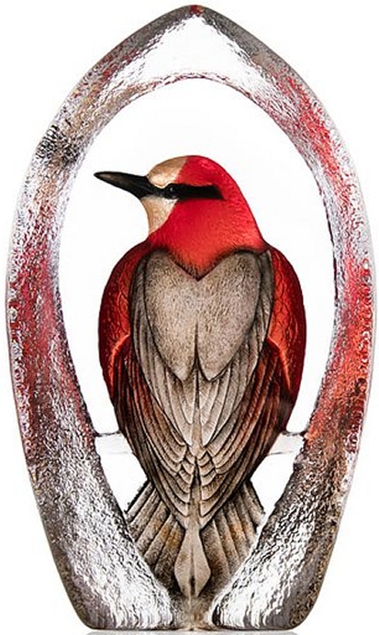 Mats Jonasson Crystal 34311 Red Colorina Bird Limited Edition