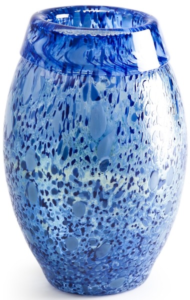 Maleras Crystal 44124 Metallica Vase Blue