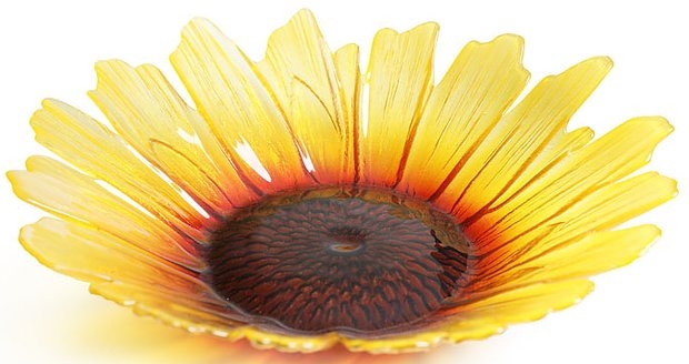 Mats Jonasson Crystal 56115 Large Sunflower Bowl
