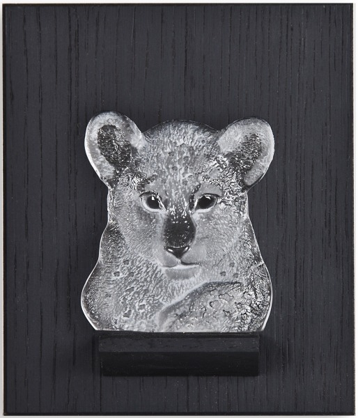 Mats Jonasson Crystal 63061 Mini Lion Cub Wall sculpture