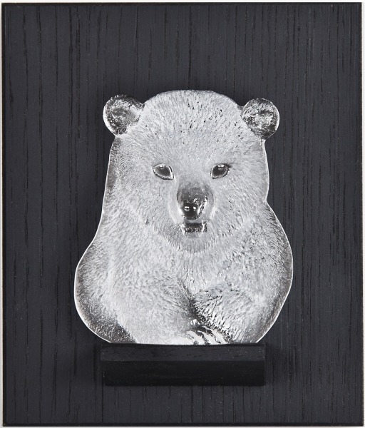 Mats Jonasson Crystal 63062 Mini Polar Bear Cub Wall sculpture