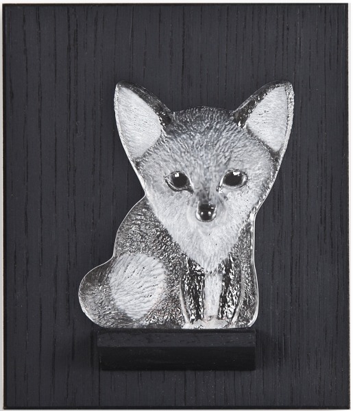 Mats Jonasson Crystal 63063 Mini Baby Fox Wall Sculpture