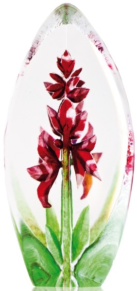Maleras Crystal 88155 Miniature Orchid Red