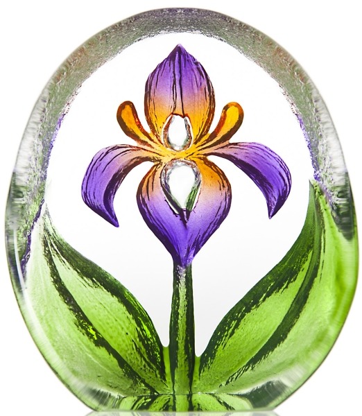 Mats Jonasson Crystal 88218 Miniature Lily Purple