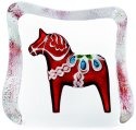 Maleras Crystal 26124 Dalecarlia Horse Red traditional - NoFreeShip