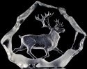 Mats Jonasson Crystal 33126 Reindeer Limited Edition 975 pcs - NoFreeShip