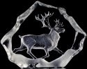 Mats Jonasson Crystal 33126 Reindeer Limited Edition 975 pcs