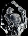 Mats Jonasson Crystal 33574 Bald Eagle Perched