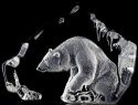 Mats Jonasson Crystal 33598 Polar Bear Sitting