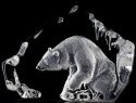 Maleras Crystal 33598 Polar Bear Sitting - NoFreeShip