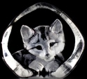 Mats Jonasson Crystal 33729 Cat Cutey - NoFreeShip