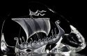 Mats Jonasson Crystal 33760 Viking Ship - NoFreeShip