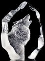 Maleras Crystal 33846 Wolf Howling - NoFreeShip