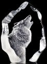 Mats Jonasson Crystal 33846 Wolf Howling - NoFreeShip