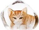 Mats Jonasson Crystal 33868 Cat Brown Large - NoFreeShip