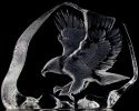 Mats Jonasson Crystal 33894 Eagle in Flight - NoFreeShip