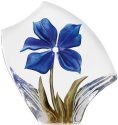 Mats Jonasson Crystal 34019 Obia Flower Blue Large - NoFreeShip