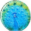 Maleras Crystal 34160 Peacock Sculpture Green - NoFreeShip