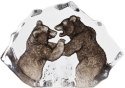 Mats Jonasson Crystal 34173 Fighting Bears Painted