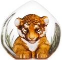 Mats Jonasson Crystal 34174 Tiger Cub Painted