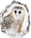 Mats Jonasson Crystal 34200 Barn Owl Painted