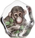 Mats Jonasson Crystal 34202 Chimpanzee Painted