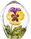 Mats Jonasson Crystal 34217 Pansy Yellow Purple - NoFreeShip