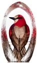 Mats Jonasson Crystal 34313N Red Colorina Bird