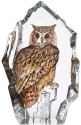 Mats Jonasson Crystal 34802N Eagle Owl Limited Edition