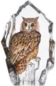 Mats Jonasson Crystal 34802 Eagle Owl Limited Edition - NoFreeShip