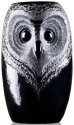 Mats Jonasson Crystal 44119 Owl Vase Black Large - NoFreeShip