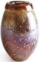 Ludvig Lofgren Crystal 44123 Metallica Vase Brown