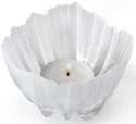 Mats Jonasson Crystal 55280 Anemone Votive Holder frosted 3.5in D