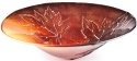 Mats Jonasson Crystal 55921 Maple Leaves Bowl Red 9in D - NoFreeShip