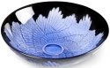 Maleras Crystal 56032 Paradiso Wings Bowl Black Purple - NoFreeShip