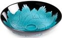 Maleras Crystal 56033 Paradiso Wings Bowl Black Turquoise - NoFreeShip